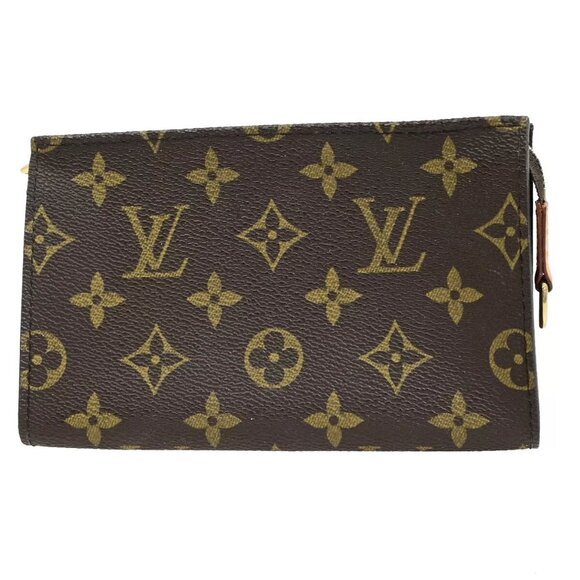 LOUIS VUITTON Poche Toilette 15 Clutch Pouch Bag Monogram Leather M47546 60FB416 - Picture 1 of 16